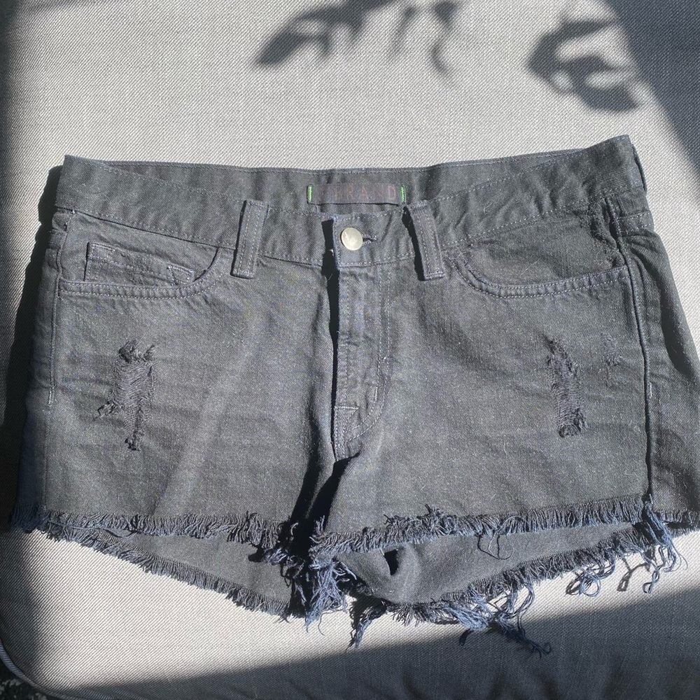Black J Brand “The Vixen” Cut Offs Sz 27